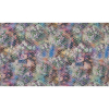 Floral Multicolor Printed Organza with Embroidered Ovals - Full | Mood Fabrics