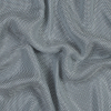 Theory Silver and Blue Loosely Woven Cotton and Rayon Blend | Mood Fabrics