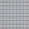 Blue, White and Tan Plaid Linen Woven | Mood Fabrics