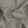 Olive and White Nailshead Linen Woven | Mood Fabrics