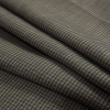 Olive, Navy and Plaid Tattersall Shepherd's Check Linen Twill - Folded | Mood Fabrics