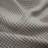 Beige, Green and Red Tattersall Check Linen Woven - Detail | Mood Fabrics