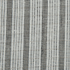 Pale Beige and Black Striped Linen Woven - Detail | Mood Fabrics