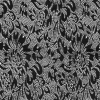 Italian Black Laminated Crochet Lace | Mood Fabrics