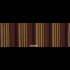 Italian Mustard, Brown and Beige Barcode Striped Printed Jersey - Full | Mood Fabrics