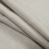 Italian Ecru Herringbone Linen Blend - Folded | Mood Fabrics