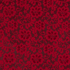 Italian Red Stretch Crochet Lace | Mood Fabrics