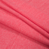 Heathered Neon Coral Stretch Performance Jersey - Folded | Mood Fabrics