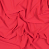 Neon Coral Textural Polyester Stretch Knit | Mood Fabrics