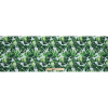 Green and White Leafy Stretch Cotton Shirting - Full | Mood Fabrics