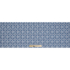 China Blue and White Diamond Floral Printed Stretch Twill Cotton - Full | Mood Fabrics