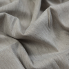 Asturias Dark Oatmeal Stretch Linen Woven - Detail | Mood Fabrics