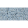 Asturias Striped Blue Stretch Linen Woven - Full | Mood Fabrics