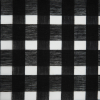 Katia Black Checkered Linen Woven - Detail | Mood Fabrics