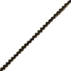Black and Gold Metaliic Braid - 0.25 - Detail | Mood Fabrics