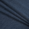 Heathered Navy Double-Faced Stretch Cotton Jersey - Folded | Mood Fabrics