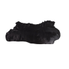 Black Stingray Pebbled Cow Leather | Mood Fabrics