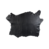Medium Metallic Black Foil Lamb Leather | Mood Fabrics