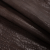 Small Chocolate Bubbles Lamb Leather - Folded | Mood Fabrics