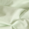 Maiori Mint Bullseye Organic Cotton Pique - Detail | Mood Fabrics