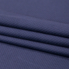 Maiori Navy Bullseye Organic Cotton Pique - Folded | Mood Fabrics