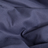Maiori Navy Bullseye Organic Cotton Pique - Detail | Mood Fabrics
