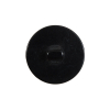 Black Plastic Shank Back Button - 36L/23mm - Detail | Mood Fabrics