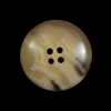 Tan Plastic 4-Hole Button - 40L/25.5mm - Detail | Mood Fabrics