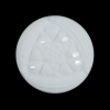 White Etched Shank Back Button - 44L/28mm | Mood Fabrics