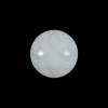 White Diamond Etched Shank Back Button - 30L/19mm | Mood Fabrics