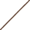Metallic Gold and Brown Braided Trim - 0.25 - Detail | Mood Fabrics