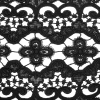 Black Double Border Guipure Lace - 10.5 - Detail | Mood Fabrics