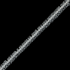 Metallic Silver Braided Trim - 0.625 - Detail | Mood Fabrics