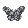 Black Lace Butterfly Applique - 5 x 7.5 | Mood Fabrics