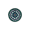Green and Blue Wheel Sew-on Applique - 2.75 | Mood Fabrics