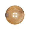 Beige Horn 4-Hole Button - 40L/25.5mm | Mood Fabrics