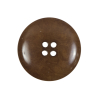 Brown Horn 4-Hole Button - 40L/25.5mm - Detail | Mood Fabrics