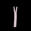 Cradle Pink Regular Zipper with Nylon Coil - 7 - Detail | Mood Fabrics