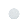Italian Decorative White Shank Back Button - 24L/15mm | Mood Fabrics