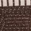 Brown and Ivory Geometric Woven Panel - Detail | Mood Fabrics