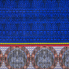 Royal Blue Pattern Play Stretch Corduroy Panel | Mood Fabrics