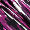 Purple Wine Abstract Stripes Stretch Cotton Corduroy - Folded | Mood Fabrics