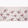 Carolina Herrera Dusty Rose Floral Embroidered Silk Organza - Full | Mood Fabrics