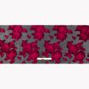 Carolina Herrera Pink and Black Rosie Burnout Silk Organza - Full | Mood Fabrics