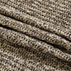 Italian Taupe and Burgundy Chunky Wool Knit - Folded | Mood Fabrics
