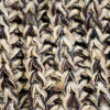Italian Taupe and Burgundy Chunky Wool Knit - Detail | Mood Fabrics
