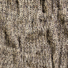 Italian Taupe and Burgundy Chunky Wool Knit | Mood Fabrics