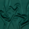 Italian Green Stretch Satin-Faced Crepe | Mood Fabrics