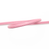 Italian Pink Faux Leather Cord - 0.125 - Detail | Mood Fabrics