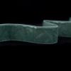 Italian Pistachio Crushed Velvet Ribbon - 0.875 - Detail | Mood Fabrics